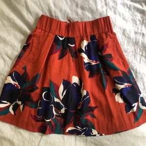 Maeve from Anthropologie Silk Skirt Size 4